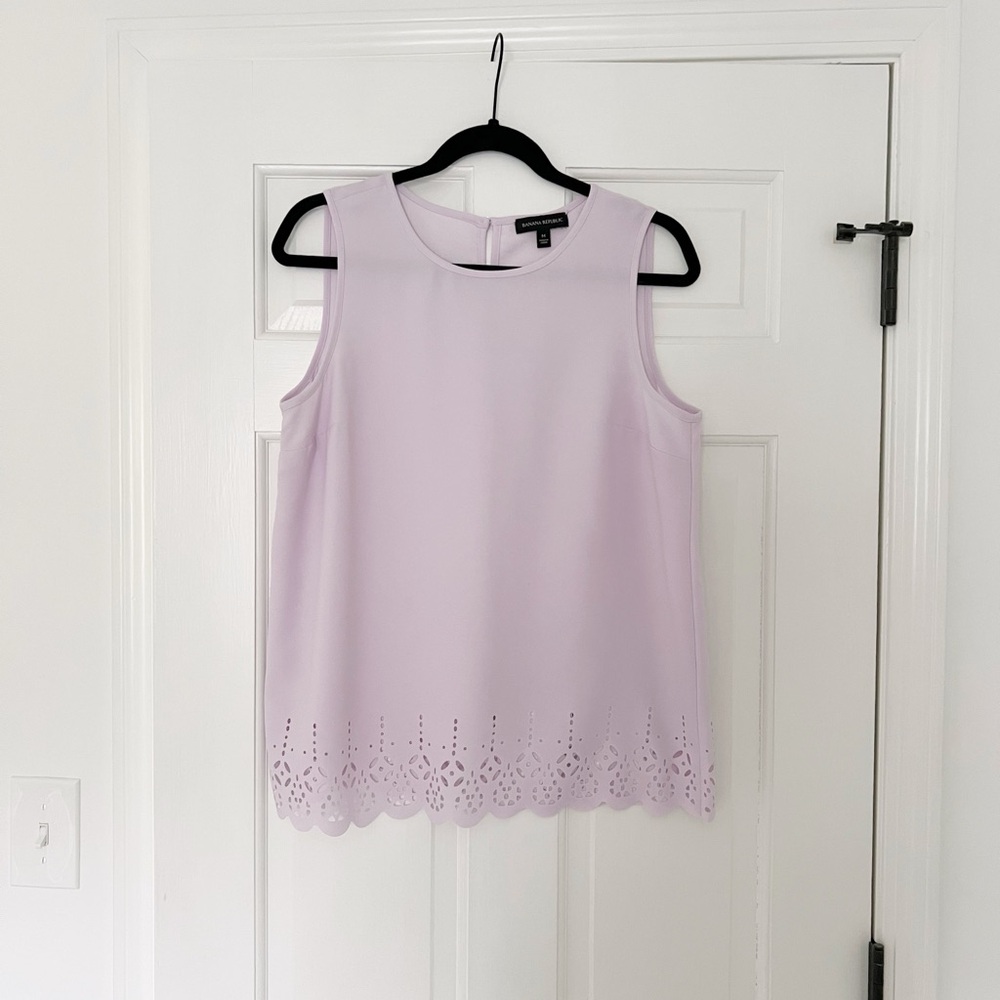 Banana Republic Lavender Sleeveless Top
